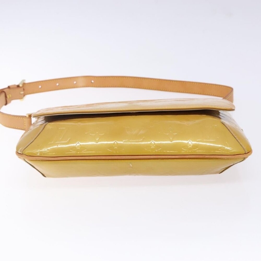 Authentic LOUIS VUITTON Monogram Vernis Thompson Street Bag Beige M91301 LV - Picture 12 of 16